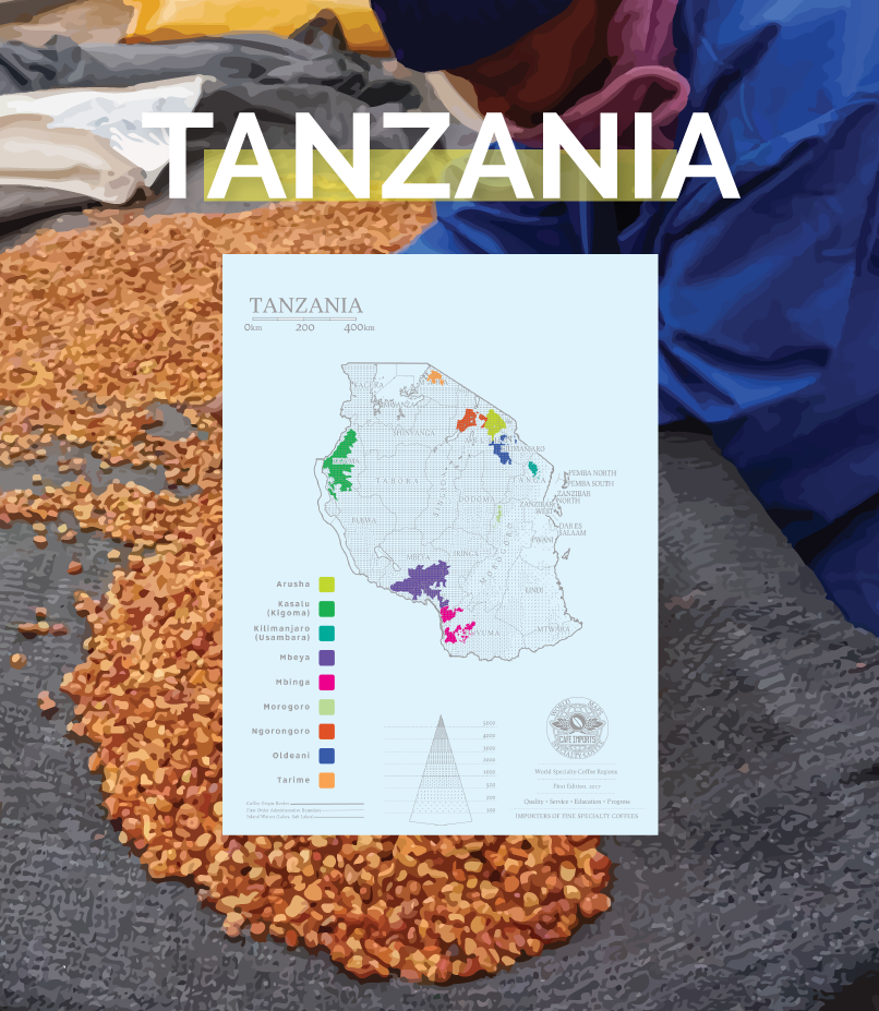 Tanzania origin map